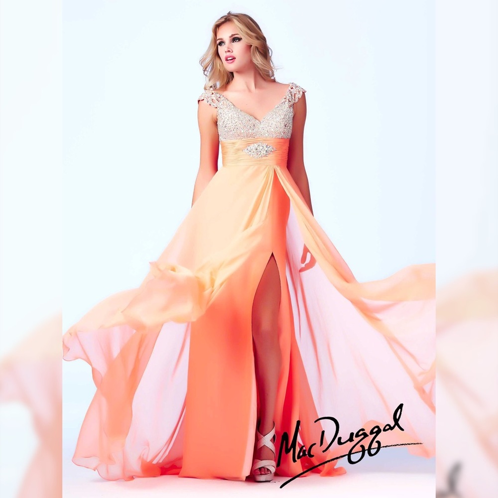 Beaded gown. Cassandra Stone by Mac Duggal